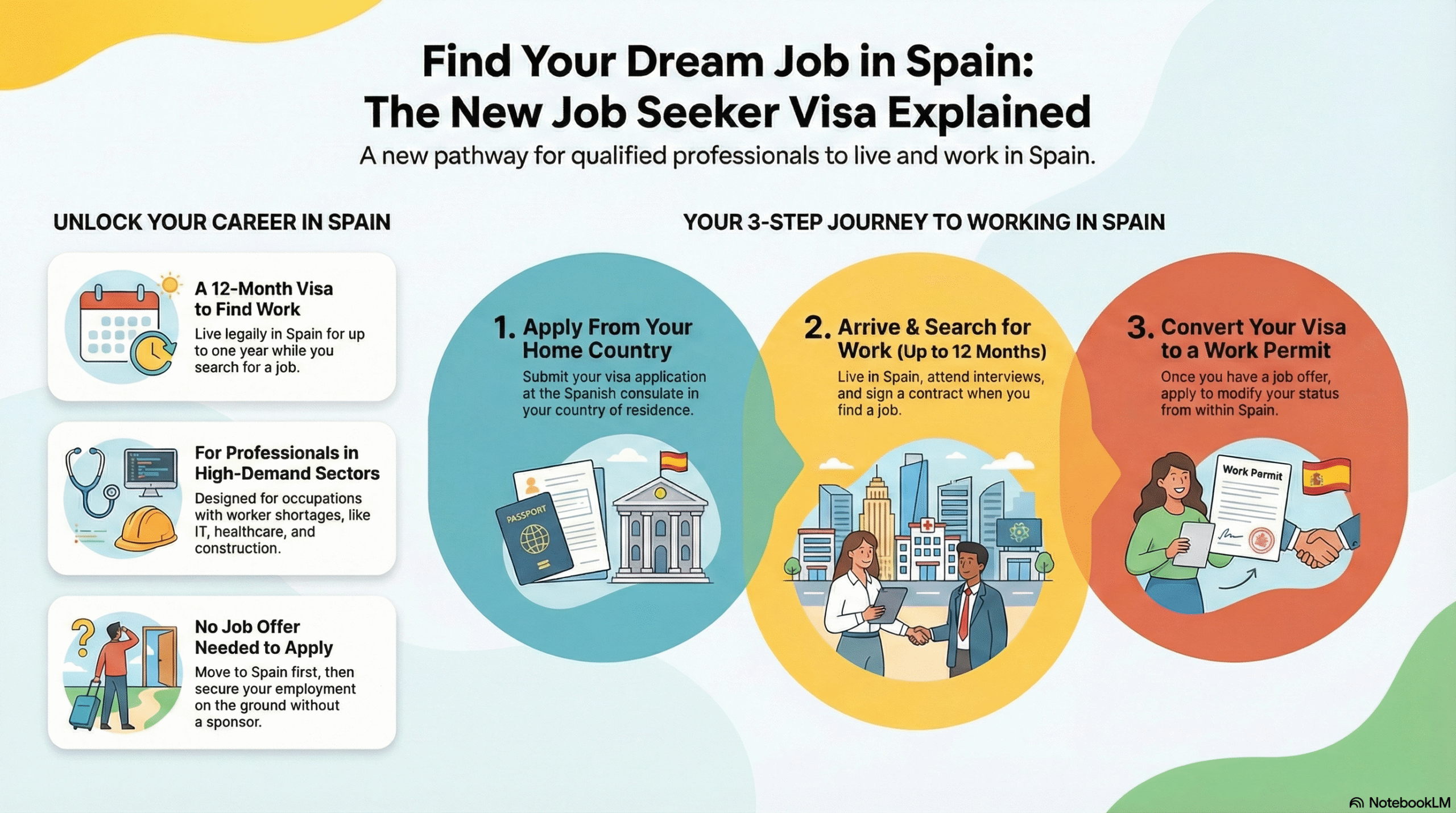 Spain Job Search Visa